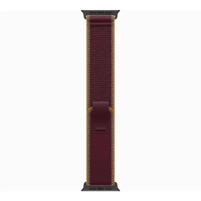Apple Watch Ultra 4 GPS + Cellular 49mm Black Titanium Case with Burgundy Trail Loop - S/M
